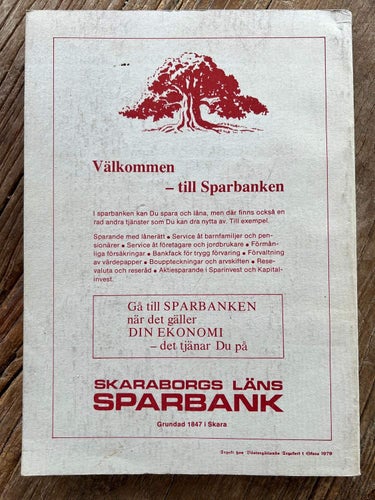 Ett och annat, från den gamla staden Skara 1978-1979 (häftad Skara Gille) bok