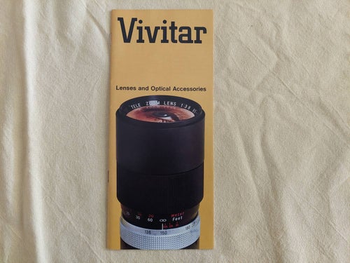 Vivitar Lenses and Optical Accessories 1970