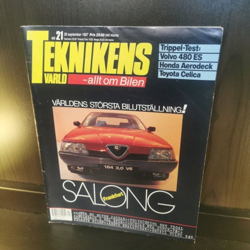 Teknikens Värld Nr 21 1987