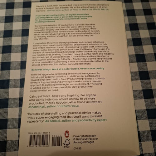 Slow Productivity: The Lost Art of Accomplishment Without Burnout av Cal
