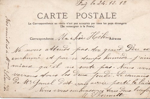 Gammalt vykort - La Pallice-Rochelle - Ubåt "Le Castor" - Nr 4348