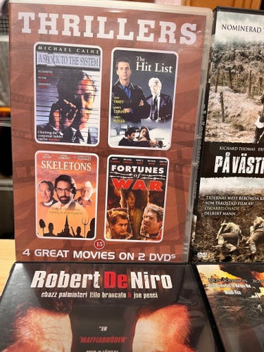 DVD-Filmer: Thrillers, På Västfronten Intet Nytt, I Skuggan av Bronx, Word of