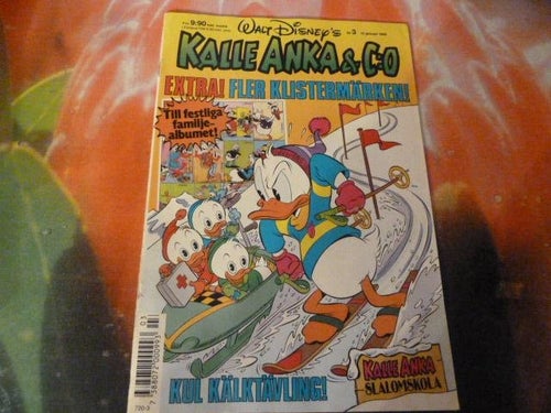 KALLE ANKA & CO, NR 3 - 1990, TIDNING