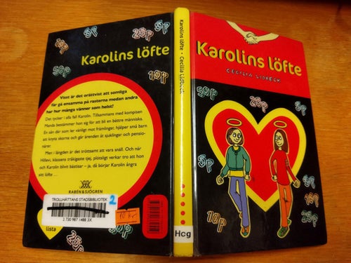 Karolins löfte av Cecilia Lidbeck. bok. Very Good plus . BM