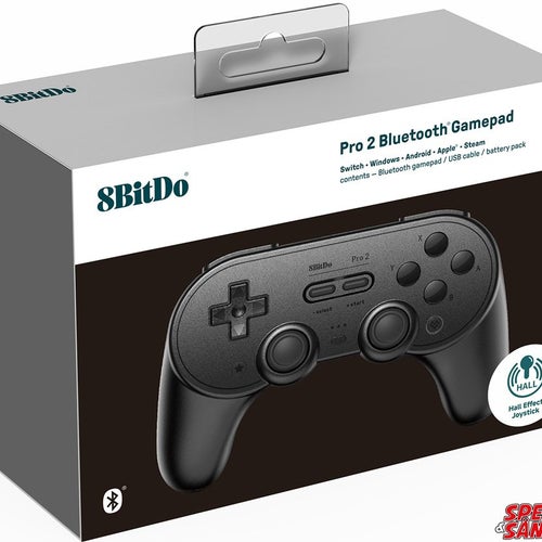 8Bitdo Pro 2 Bluetooth Gamepad Black Edition Hall Edition