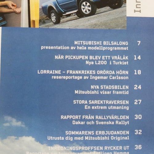 Mitsubishi Magazine nr 1 2006 (L200 + alla andra modeller)