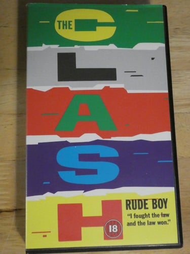 THE CLASH - Rude boy VHS video