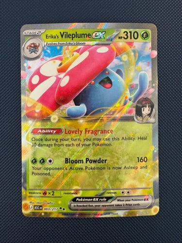 Erika's Vileplume EX 003/217 - Ascended Heroes