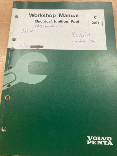 Workshop Manual: Electrical, Ignition, Fuel av Volvo Penta, 2003