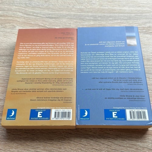 Anita Shreve - Bokpaket 2 böcker