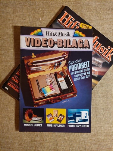 Video-Bilaga - 1982 + Hifi & Musik Tidskrift - nr 3