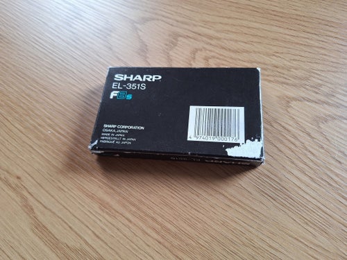 Sharp EL-351S Fällbar Miniräknare, kalkylator