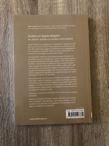 Bedöma och åtgärda fattigdom : Om välfärdens skiljelinjer och samhällets