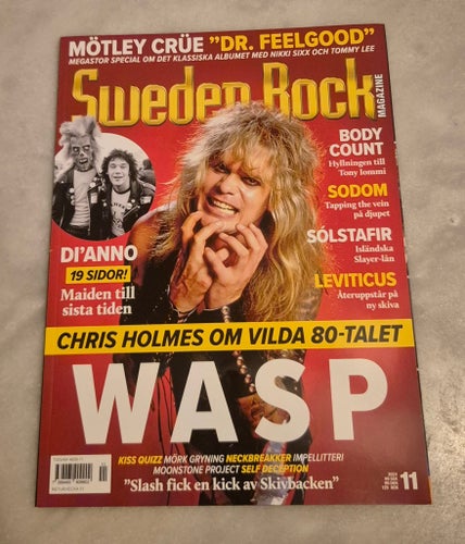 Sweden Rock Magazine - Mötley Crüe, W.A.S.P., Dr. Feelgood