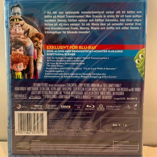 Hotell Transylvanien 2 - Blu-ray- Ny inplastad!