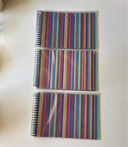 Tre nya Fotoalbum med svarta blad, Sense