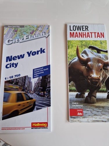 City Flash New York City & Lower Manhattan - Turistkartor