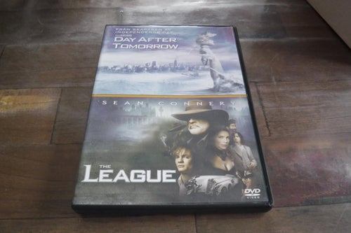 DVD Day after tomorrow och The League OBS 2 filmer/2 disc