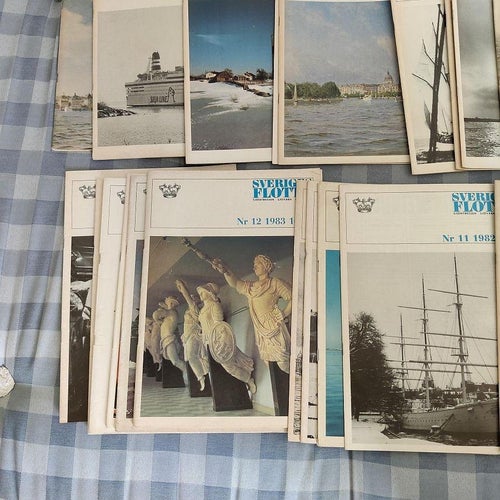 Sveriges Flotta Stor Samling 28 st tidningar från 1980-talet