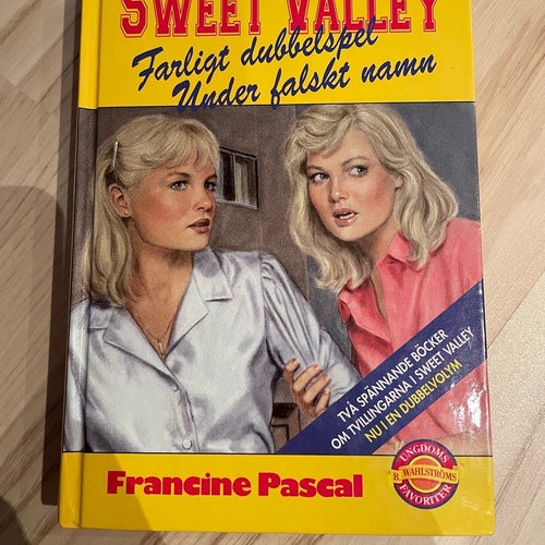 Tvillingarna Farligt dubbelspel/Under falskt namn av Francine Pascal