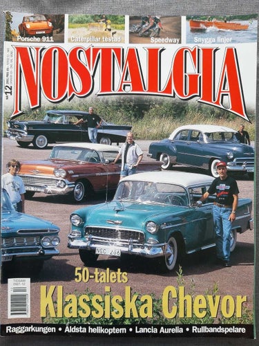 Nostalgia nr 12 2001: Chevrolet Bel Air 1951/1955/1957 + Impala 1958/1959