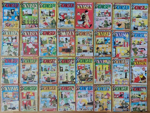 Serietidningar / KNASEN / Blandade Årgångar / 2000-2004 / 32st