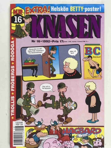 Knasen - 1992:16 VF med poster