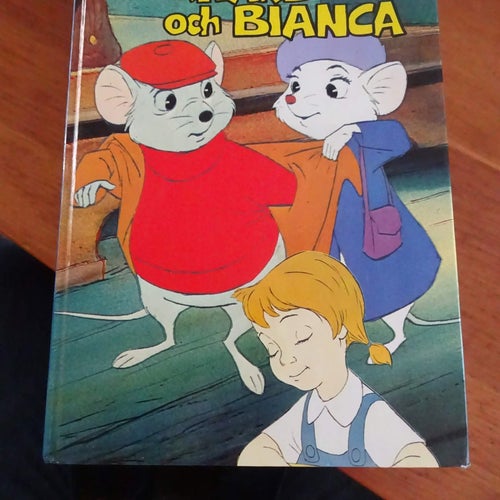 Bernard och Bianca Disney 92 sidor - dedikation på insidan
