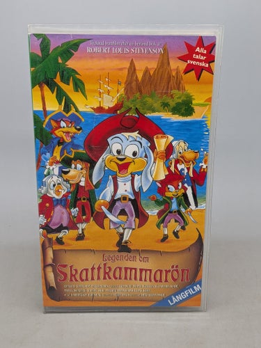 Legenden om Skattkammarön - Svenskt tal - VHS