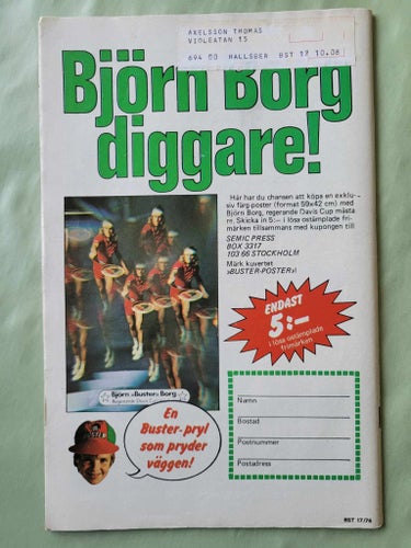Buster nr 17 från 1976