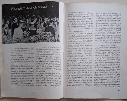 Utdrag från Nordisk Kriminalkrönika. Bl a Berzelii-Kravallerna m m.