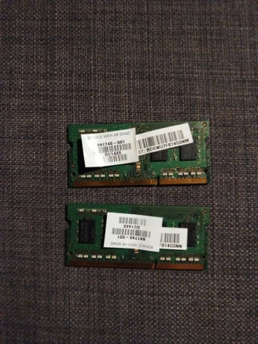 8GB RAM (2×4GB) Samsung DDR3 SO-DIMM PC3L-12800S Laptop