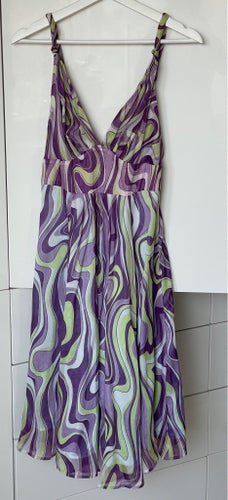 Arber Woman marmor-klänning lila/grön – storlek 176/88/96