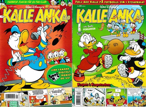 Kalle Anka & C:o, Walt Disney, nr 21 & 24 2010