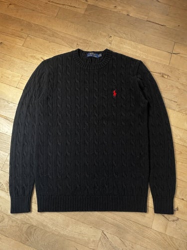 Polo Ralph Lauren striktrøje sort
