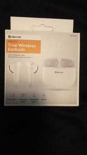 Denver True Wireless Earbuds TWE-48BW