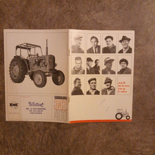 Broschyr Nuffield Traktorer 342 och 460