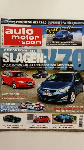 Auto motor & sport 18 2011: Porsche Cayman R + 991 Carrera S + 997 GT3 RS 4,0