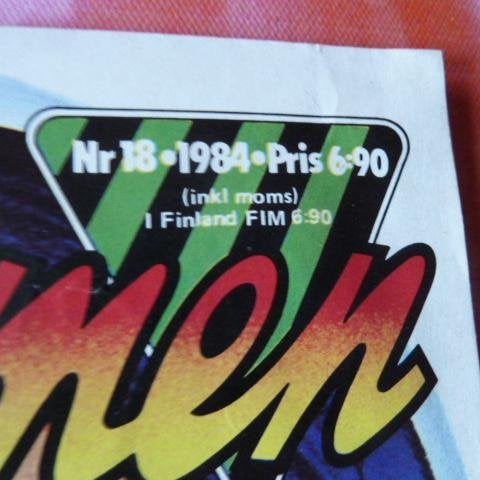 FANTOMEN, NR 18-1984, TIDNING