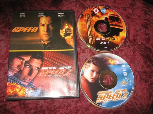 SPEED + SPEED 2 CRUISE CONTROL (KEANU REEVES,DENNIS HOPPER,SANDRA BULLOCK)2-DISC