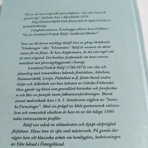 Ydrekungen - En bok om Leonhard Fredrik Rääf