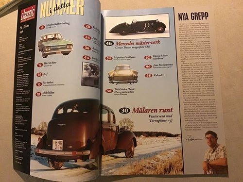 CLASSIC MOTOR NR 3 1996 DOUGLAS T 35,MERCEDES BENS SSK,CORVAIR,HORCH,,STUDEBAKER