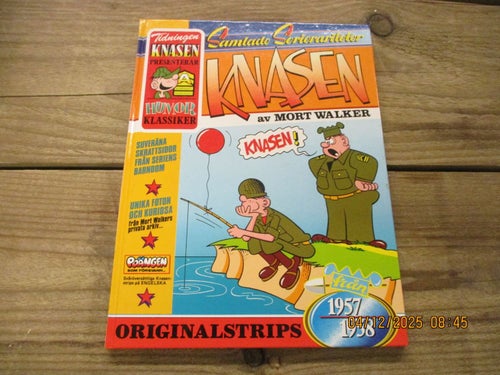 Samlade Serierariteter KNASEN Originalstrips från 1957/1958