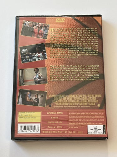 Juwanna man (Miguel A. Nuñez, Jr. & Vivica A. Fox, 1999). Inplastad DVD