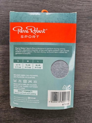 NY sport-BH Pierre Robert storlek L