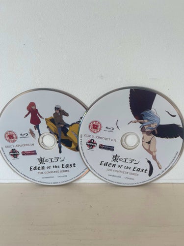 Eden Of The East Anime Blu ray 2/2 Skivor Region B Complete Series