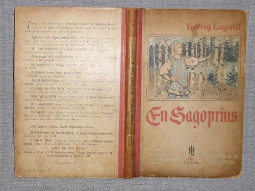 Hedvig Lagerlöf - En sagoprins. Originalutgåva. Illustrerad