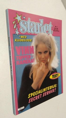Starlet 1984 nr 7 Idolbilder Mats Näslund, Police, Ola Håkansson. Very Fine