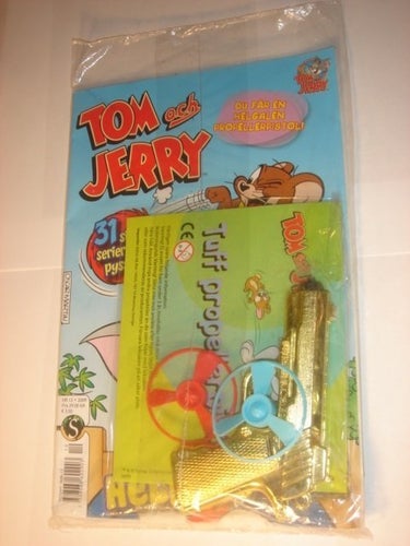 TOM & JERRY I ORIGINAL PLAST 2009 12 PROPELLER PISTOL