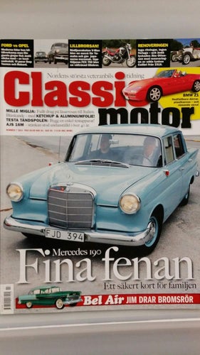 Classic Motor 7 2014: Puch Monza, Mercedes 190 1965, Yamaha FZX 750 1987, BMW Z1